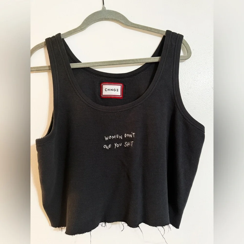 WDOYS Cropped Rib Tank - Picture 3 of 4